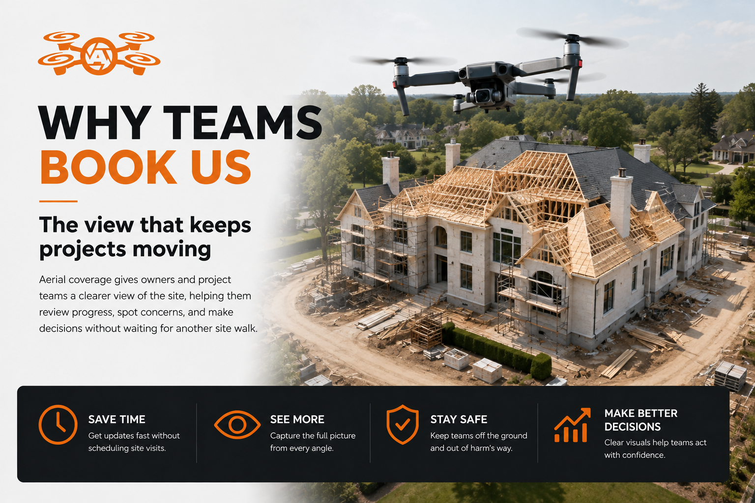 Why teams book us: the view that keeps projects moving
